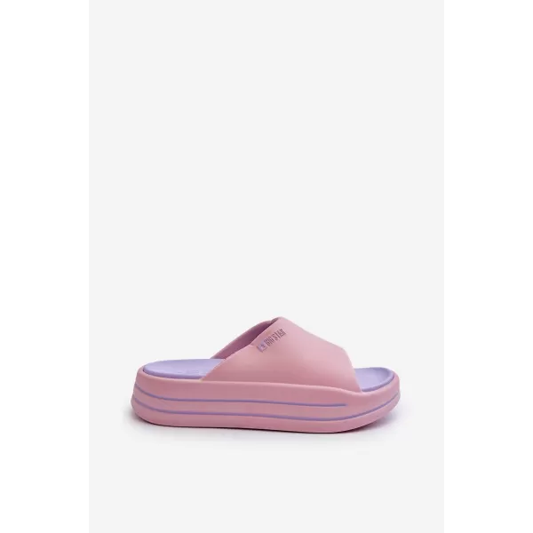  Dámske šľapky BIG STAR NN274A035 PINK Big Star Shoes 
