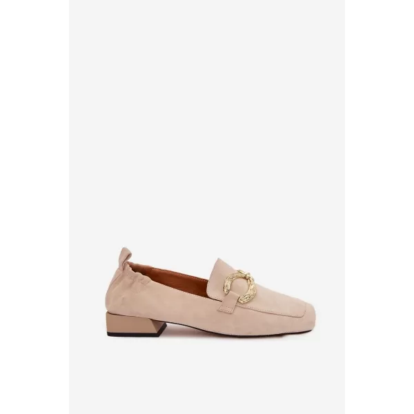  Dámske mokasíny D&A CR61-3115 BEIGE 