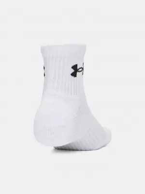 Ponožky UNDER ARMOUR PERFORMANCE COTTON 3P QTR 6009686-100 BIELA