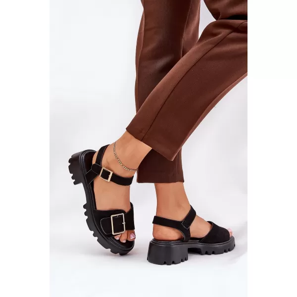  Dámske sandále BOTO GOFIELLE 36139 BLACK 