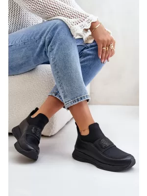 Dámske topánky na platforme ARTIKER 55C0035 BLACK