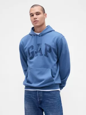 Pánska mikina GAP LOGO PULLOVER HOODIE 715036-71 CORNFLOWER