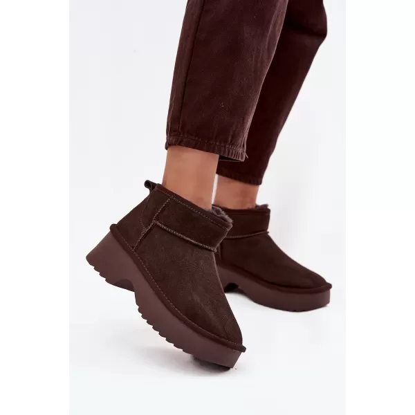  Dámske snehule BOTO MILORA 40097 BROWN 