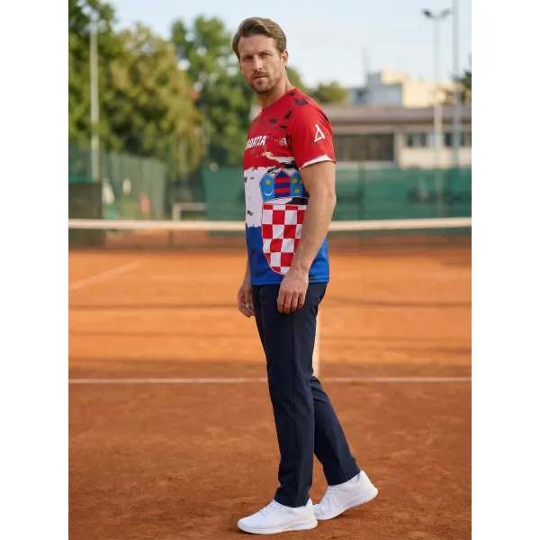  Pánske tričko premium ALTISPORT VOJ/ALM036HR/TR01 CHORVÁTSKO 