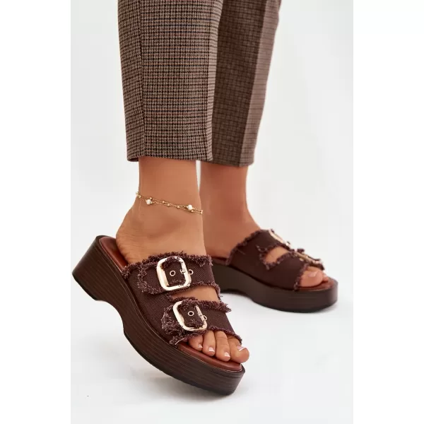  Dámske šľapky BOTO RENELISSE 41325 BROWN 