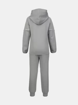 Chlapčenská súprava UNDER ARMOUR UA DOUBLE KNIT FZ SET UAFII1NE-053 ŠEDÁ