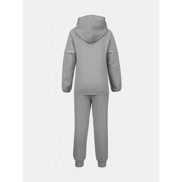  Chlapčenská súprava UNDER ARMOUR UA DOUBLE KNIT FZ SET UAFII1NE-053 ŠEDÁ 