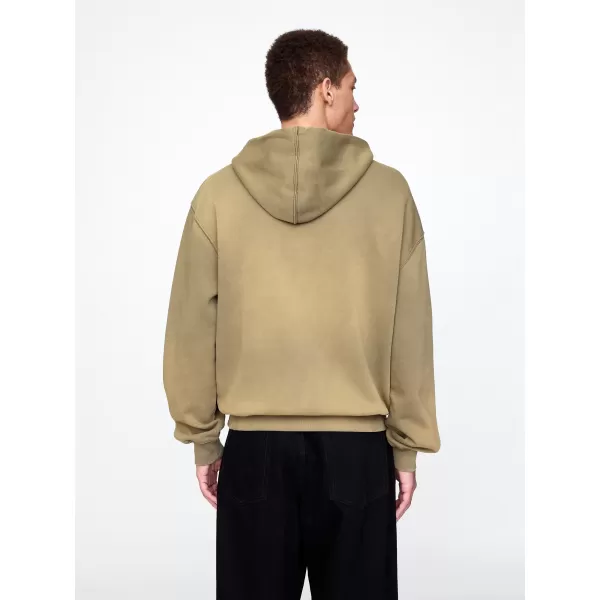  Pánska mikina GAP LOGO PULLOVER HOODIE 745166-00 THYME 
