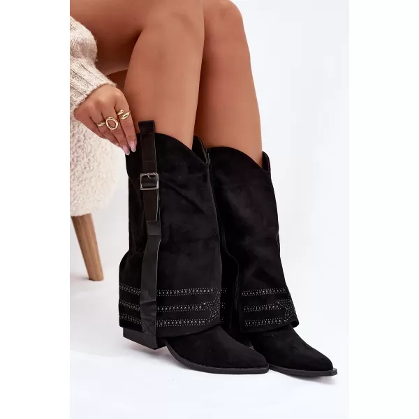  Dámske čižmy BOTO CAMILORA 40916 BLACK 