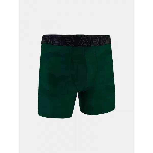  Pánske boxerky UNDER ARMOUR UA PERFORMANCE TECH - PRINT 6IN - 1PK 1383875-338 ZELENÁ 