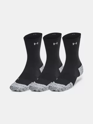 Ponožky UNDER ARMOUR UA AD RUN CUSHION CREW (3 PÁRY) 1387043-001 ČIERNA