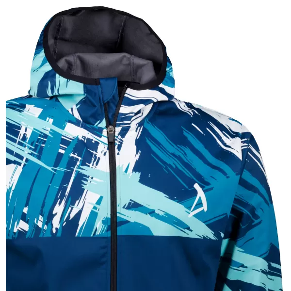  Pánska softshellová bunda premium ALTISPORT VOJ/ALM039JACK01 NÁMORNÁ MODRÁ 