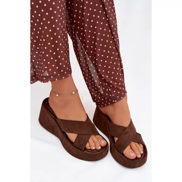  Dámske šľapky BOTO CALORINE 41357 BROWN 