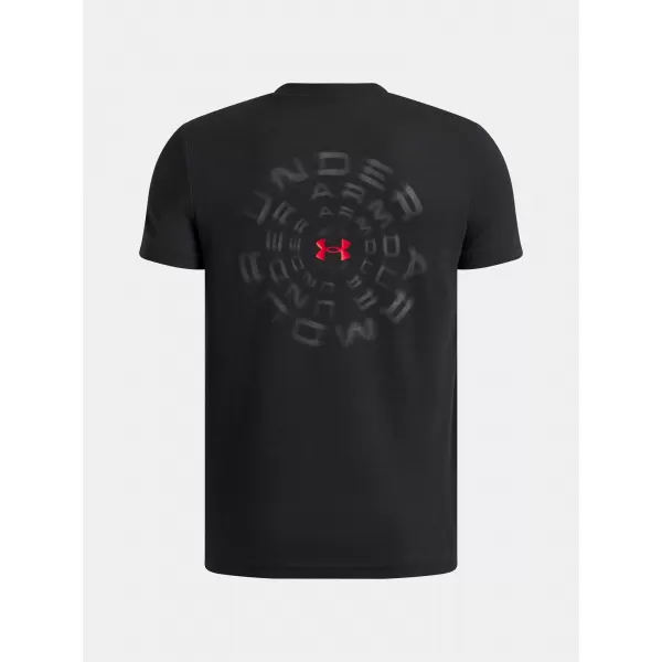  Chlapčenské tričko UNDER ARMOUR UA B WM BLUR SS 6009269-001 ČIERNA 