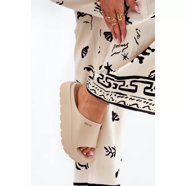  Dámske šľapky BIG STAR RR274A569 BEIGE Big Star Shoes 