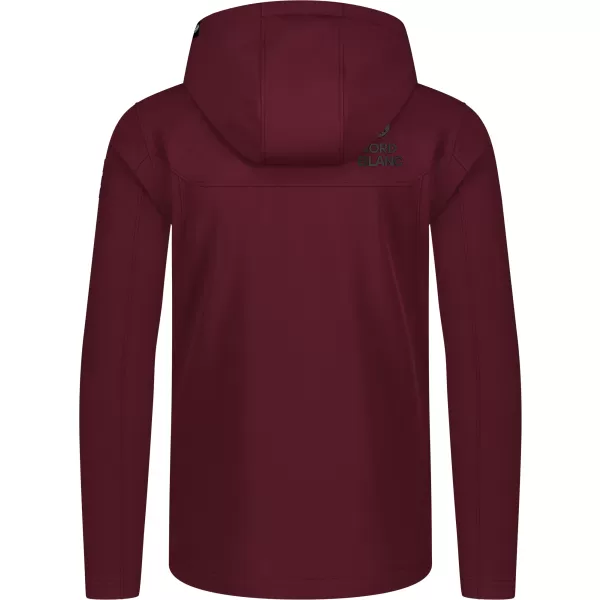  Pánska softshellová mikina NORDBLANC CANOPY NBSSM8340 VÍNOVÁ 