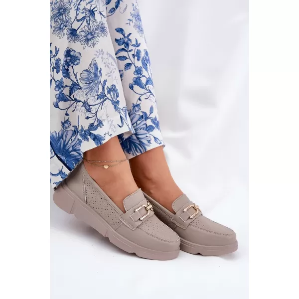  Dámske mokasíny VINCEZA 88007 BEIGE 