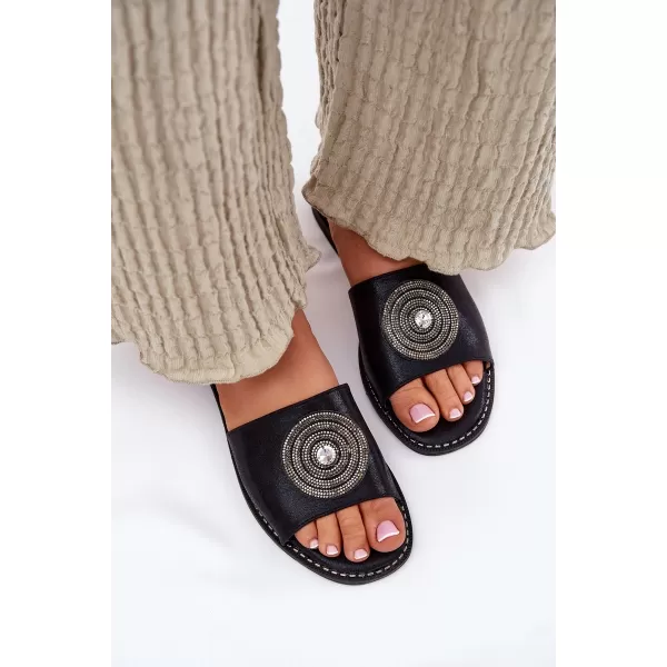  Dámske šľapky S.BARSKI KV51-013 BLACK 