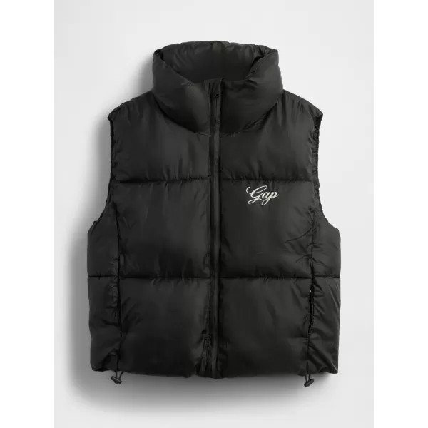  Dámska vesta GAP LOGO PUFFER VEST 818719-01 BASIC BLACK 