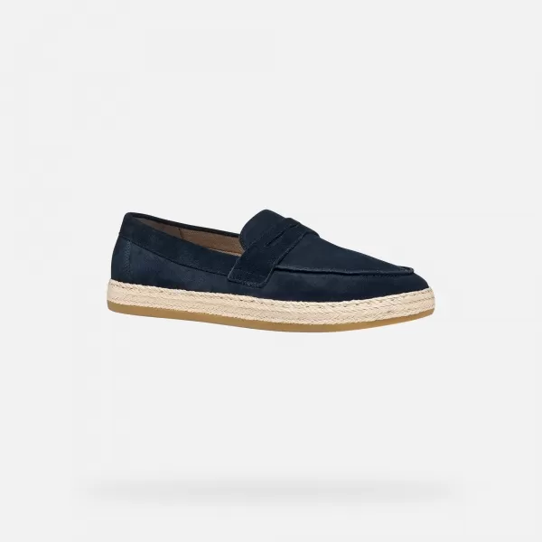  Pánske mokasíny GEOX PANTELLERIA G014528 TMAVO MODRÁ 