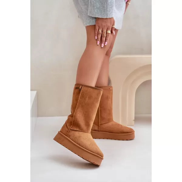  Dámske topánky BIG STAR OO274893 BROWN/BEIGE Big Star Shoes 