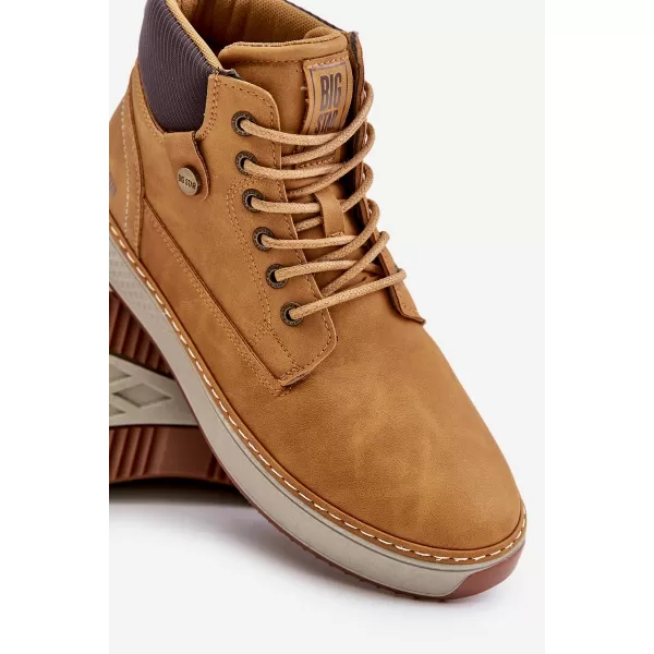  Pánske topánky BIG STAR OO174561 BROWN/BEIGE Big Star Shoes 