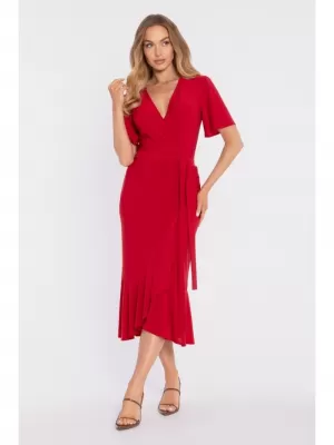 Dámske šaty MOE M912 RED