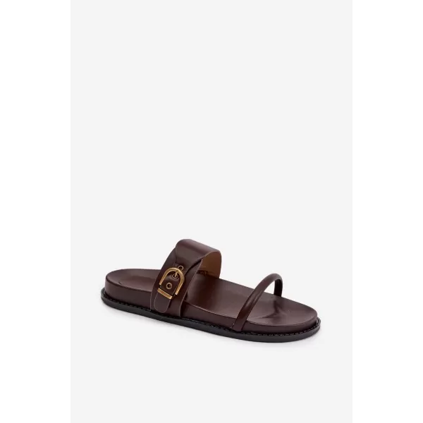  Dámske šľapky BOTO SARILISSE 41610 BROWN 