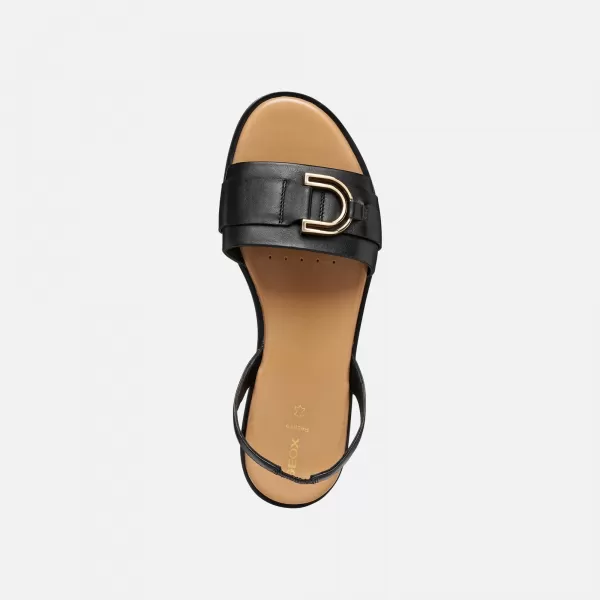  Dámske sandále GEOX NAILEEN G013140 ČIERNA 