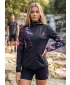 Dámska softshellová bunda premium ALTISPORT VOJ/ALW064JACK01 ČIERNORUŽOVÁ