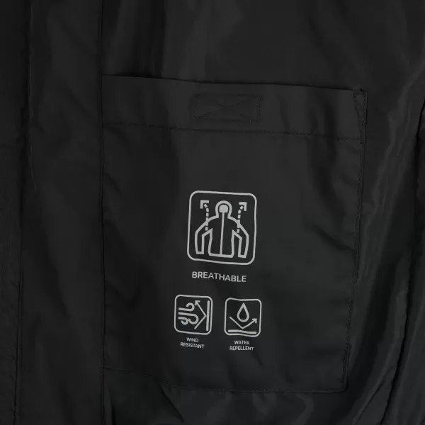  Pánska bunda GEOX AVOLA G014368 ČIERNA 
