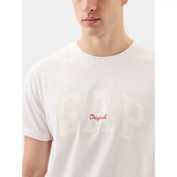  Pánske tričko GAP LOGO TEE 471777-08 OPTIC WHITE 
