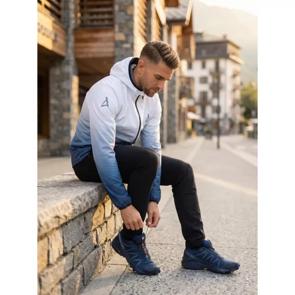  Pánska softshellová bunda premium ALTISPORT VOJ/ALM126JACK01 NÁMORNÁ MODRÁ/BIELA 