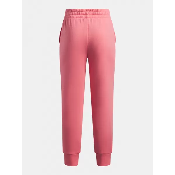  Dievčenské tepláky UNDER ARMOUR UA RIVAL FLEECE JOGGERS 1379525-600 RUŽOVÁ 