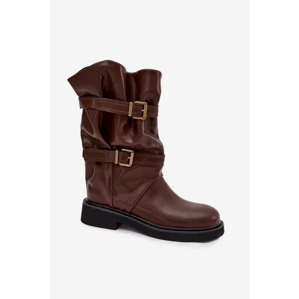  Dámske čižmy BOTO HALVESSA 39587 BROWN 