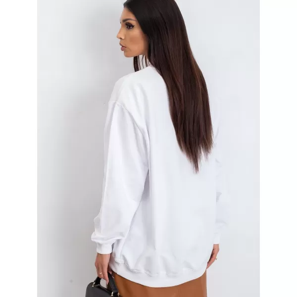  Dámska mikina BASIC FEEL GOOD RV-BL-5185.94P WHITE 