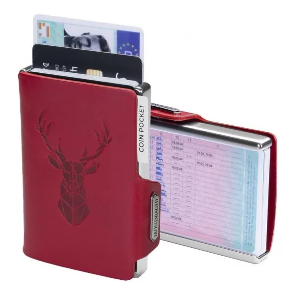  Peňaženka MONDRAGHI Silhouette Modern Deer RED 