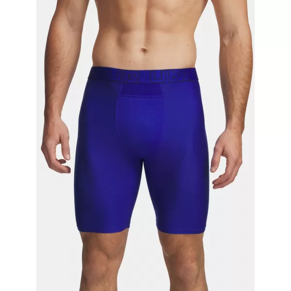  Pánske boxerky UNDER ARMOUR PERFORMANCE POUCH - SOLID 9IN - 2 6012561-400 MODRÁ 