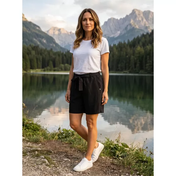  Dámske šortky ALTISPORT HOLLICE ČIERNA 