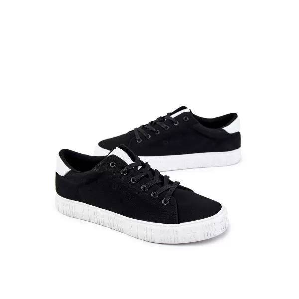 Pánske topánky BIG STAR KK174072 BLACK Big Star Shoes 