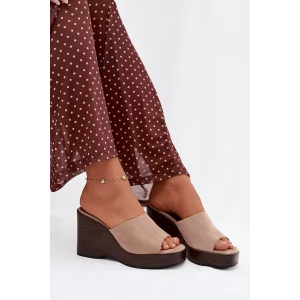  Dámske šľapky BOTO RAVELIA 41346 KHAKI 