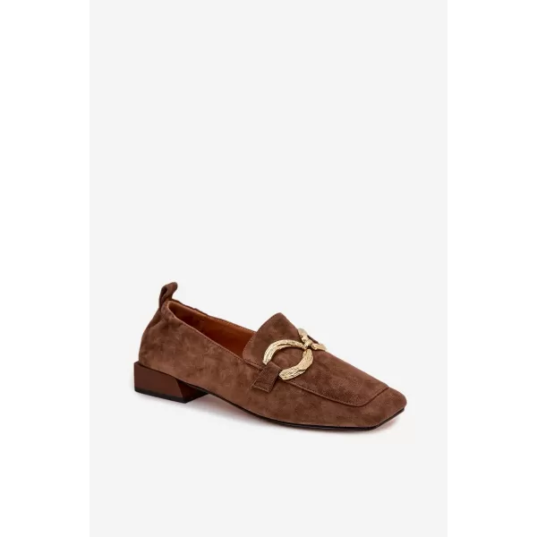  Dámske mokasíny D&A CR61-3115 BROWN 