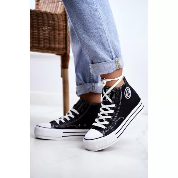  Dámske tenisky BIG STAR GG274012 BLACK Big Star Shoes 