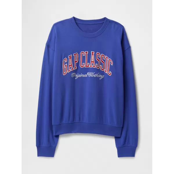  Pánska mikina GAP CLASSIC LOGO SWEATSHIRT 744748-02 DAZZLING BLUE 