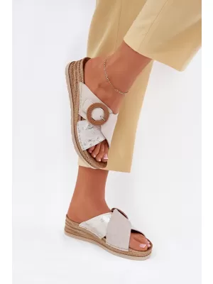 Dámske sandále INBLU RV000012 BEIGE