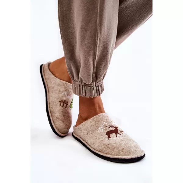  Dámske šľapky BIG STAR KK276016 BEIGE Big Star Shoes 