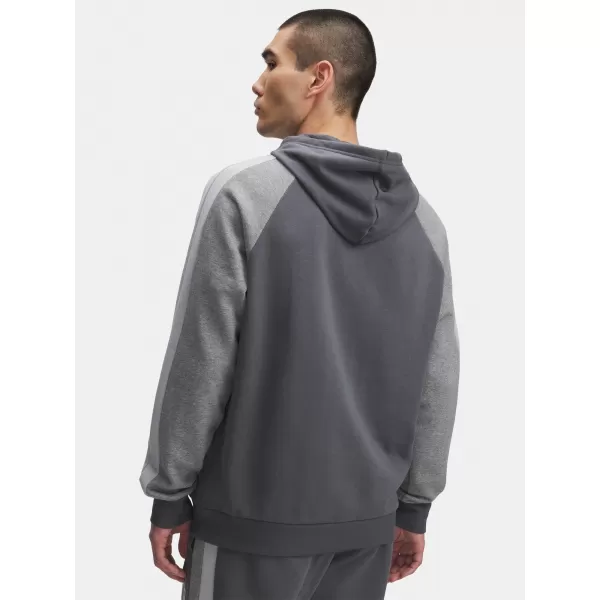  Pánska mikina UNDER ARMOUR UA RIVAL FLC CB HOOD 6003958-025 SIVÁ 
