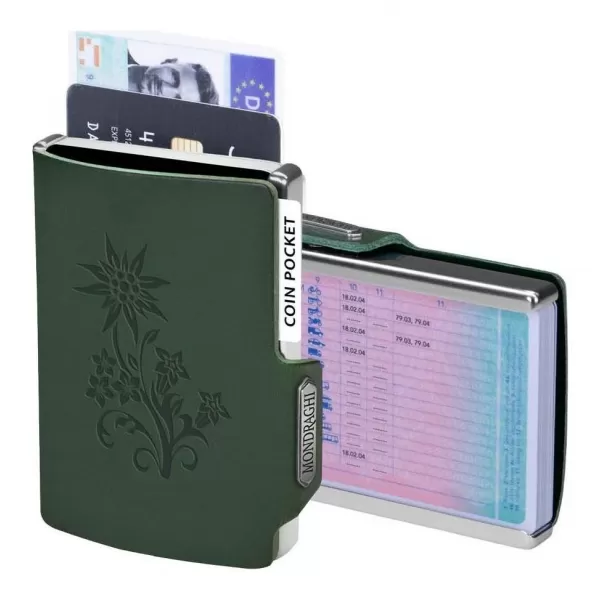  Peňaženka MONDRAGHI Silhouette Edelweiss GREEN 
