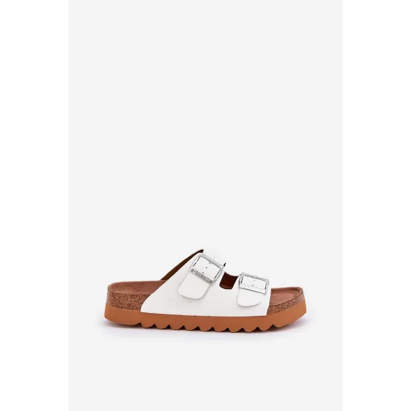  Dámske šľapky BIG STAR LL274480 WHITE Big Star Shoes 