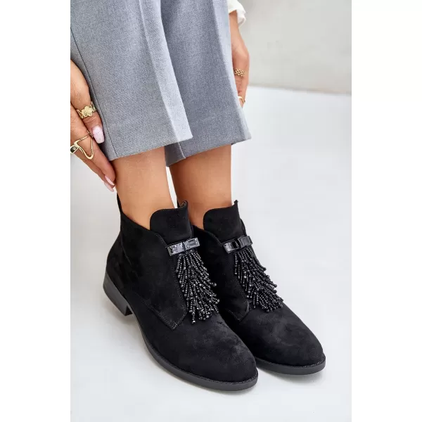  Dámske topánky S.BARSKI HY42-715 BLACK 